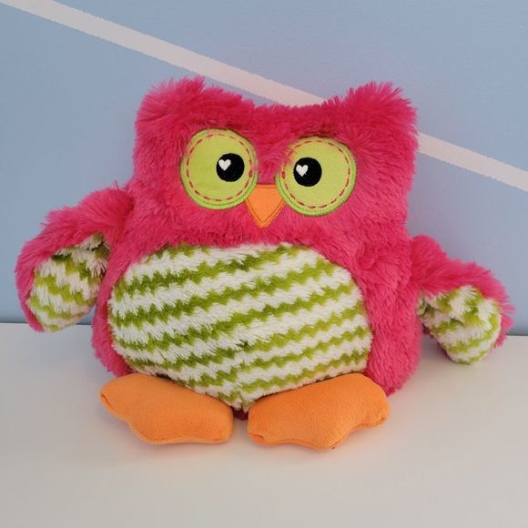 3/$20 Dan Dee Collector’s Choice Pink Owl Plush Snuggle Pillow Stuffed Animal - Picture 7 of 8
